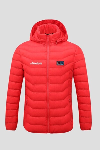  Anniou Clothing Dual Switch Heated Puffer Jacket Unisex 