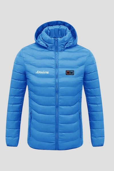  Anniou Clothing Dual Switch Heated Puffer Jacket Unisex 