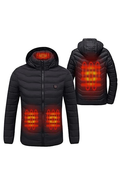  Anniou Clothing Single Button Heated Jacket Unisex 