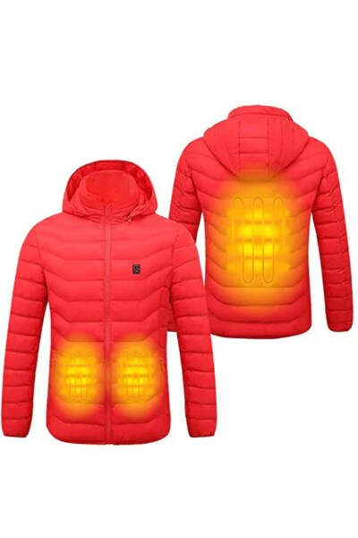  Anniou Clothing Single Button Heated Jacket Unisex 