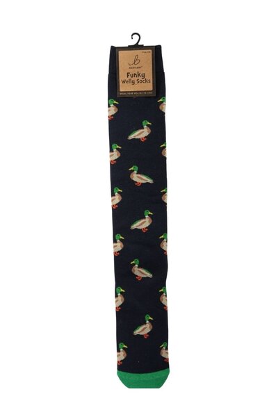  Bartleby Mens Outdoor Funky Patterned Welly Socks 