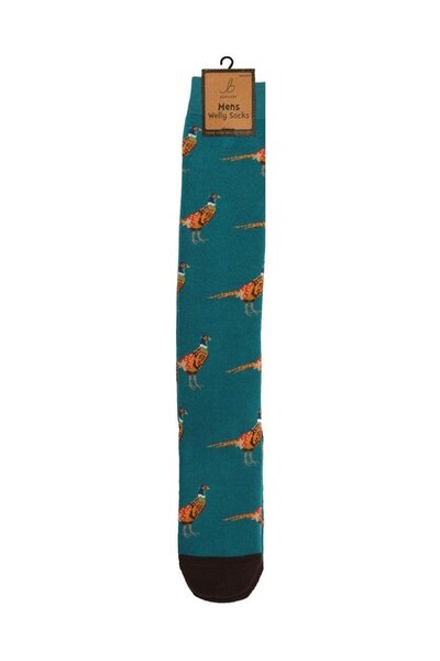  Bartleby Mens Outdoor Funky Patterned Welly Socks 