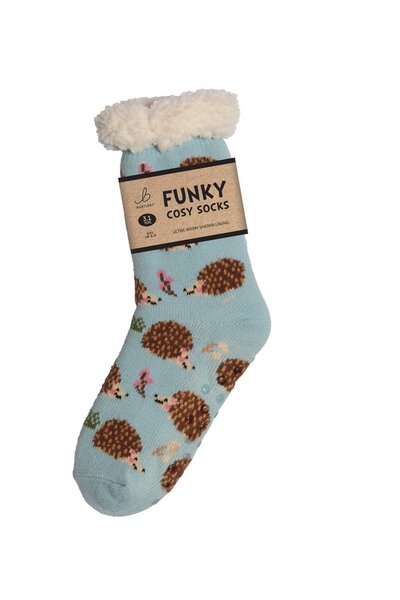  Bartleby Womens Funky Cosy Sherpa Slipper Socks 3. 1 Tog 