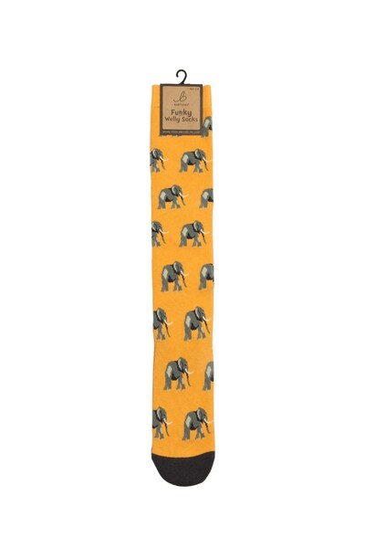  Bartleby Womens Outdoor Funky Patterned Welly Socks 