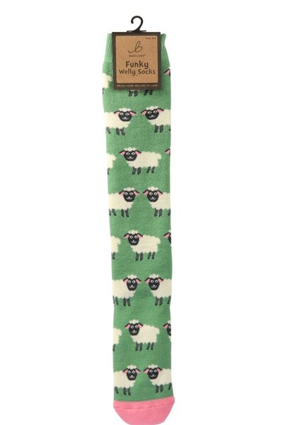  Bartleby Womens Outdoor Funky Patterned Welly Socks 