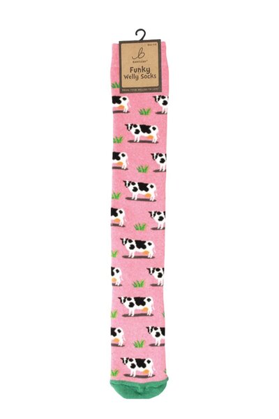  Bartleby Womens Outdoor Funky Patterned Welly Socks 
