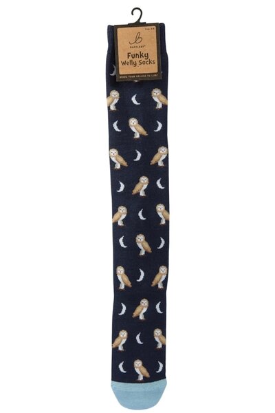  Bartleby Womens Outdoor Funky Patterned Welly Socks 