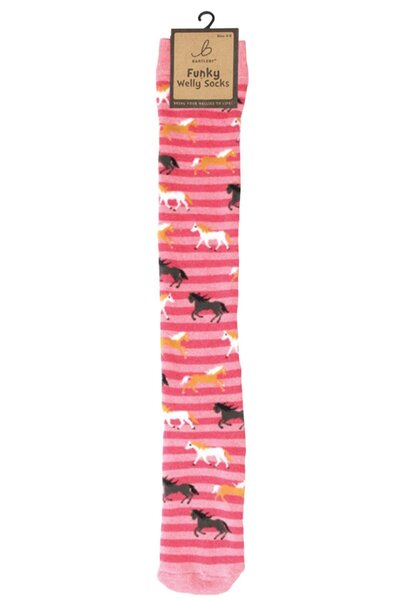  Bartleby Womens Outdoor Funky Patterned Welly Socks 