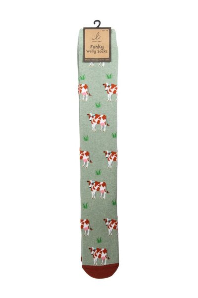 Bartleby Womens Outdoor Funky Patterned Welly Socks 