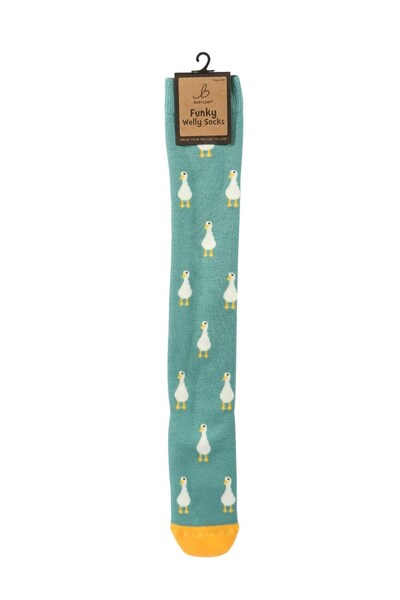 Bartleby Womens Outdoor Funky Patterned Welly Socks 