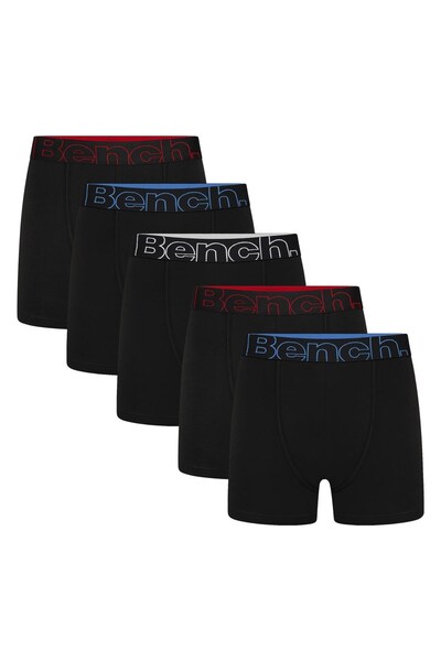  Bench Brento 5 Pack Mens Cotton Breathable Boxers 