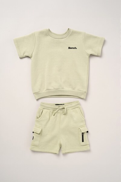  Bench 3 Piece Sweatshirt Short And Crew Sock Kids Set 