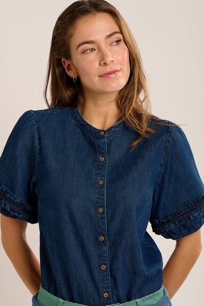  Brakeburn Berna Womens Denim Blouse 
