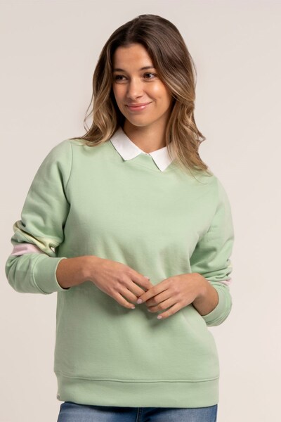  Brakeburn Lydden Womens Stripe Crew Neck Sweatshirt 