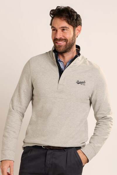  Brakeburn Tadnoll Mens Quarter Zip Sweatshirt 