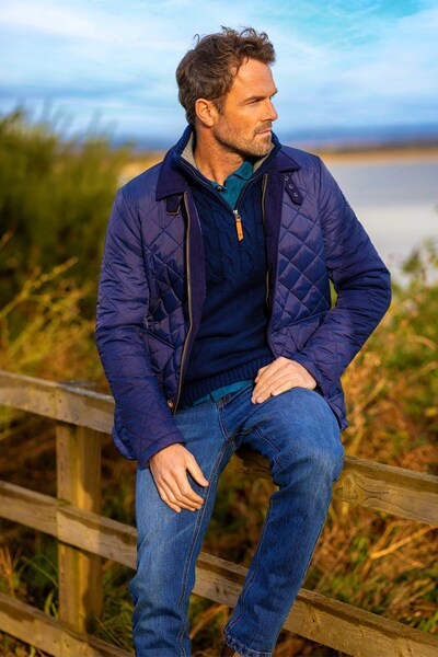  Brakeburn Taplow Diamond Quilted Mens Jacket 