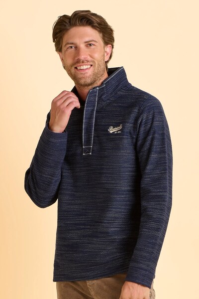  Brakeburn Weymouth Mens Quarter Zip Sweatshirt 