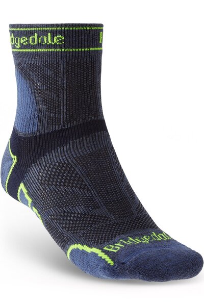  Bridgedale Lightweight Mens T2 Merino Mini Crew Run Socks 