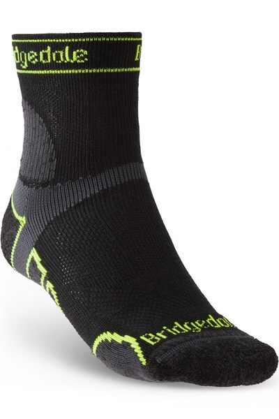  Bridgedale Lightweight Mens T2 Merino Mini Crew Run Socks 