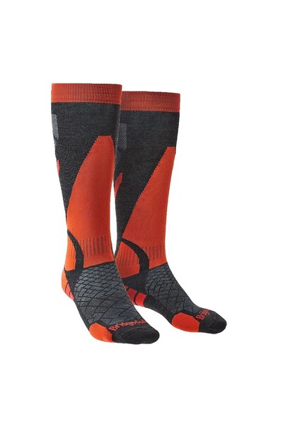  Bridgedale Mens Performance Lightweight Ski Socks 