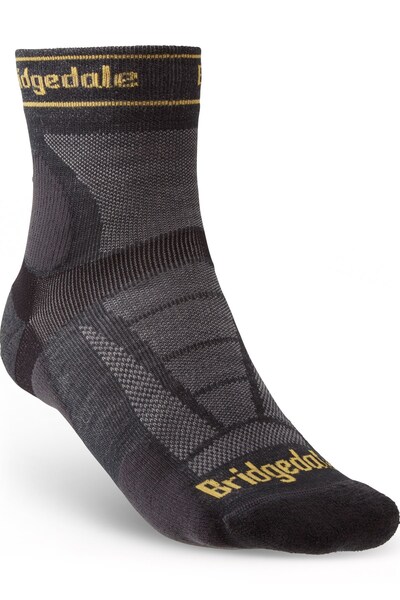  Bridgedale Ultra Light Mens T2 Merino Run Mini Crew Socks 