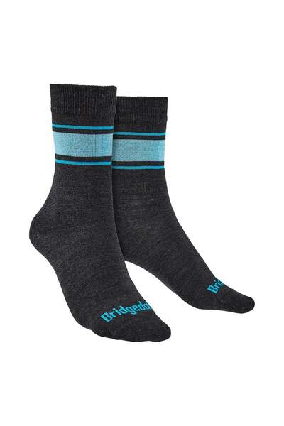  Bridgedale Womens Liner Base Layer Merino Boot Socks 
