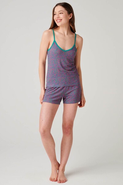  British Boxers Womens Bamboo Camisole Short Pyjama Set 