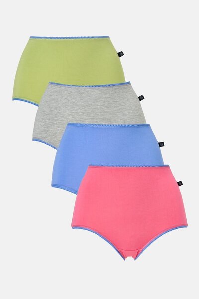  British Boxers Womens Four Pack Bamboo Full Briefs 