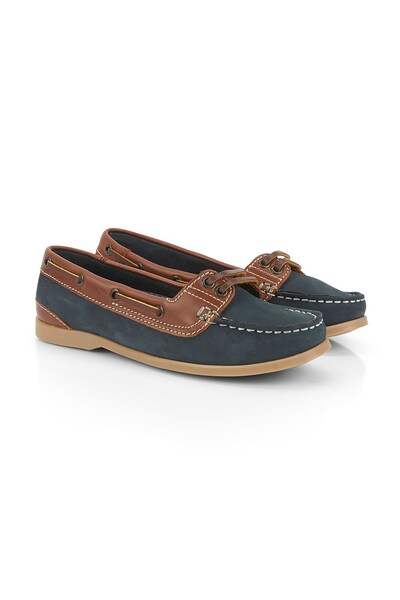  Catesby England Pixie Womens Premium Leather Boat Shoes 