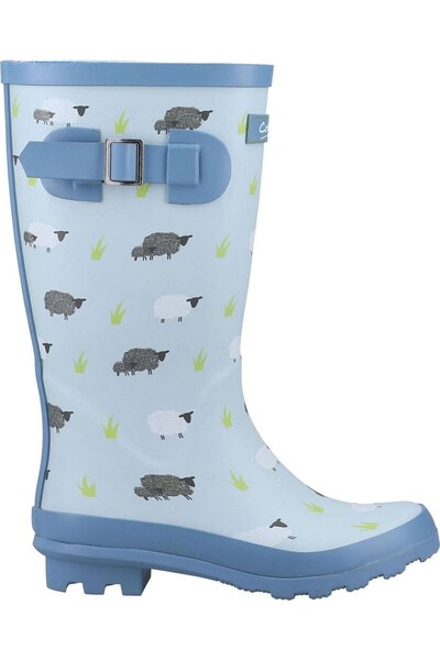  Cotswold Farmyard Kids Sheep Wellington Boots 