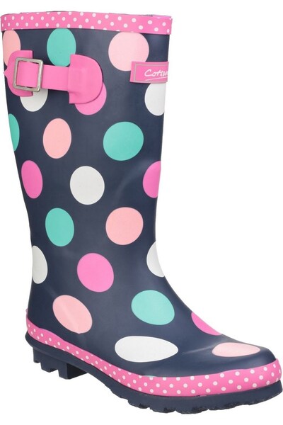  Cotswold Kids Dotted Wellington Boots 