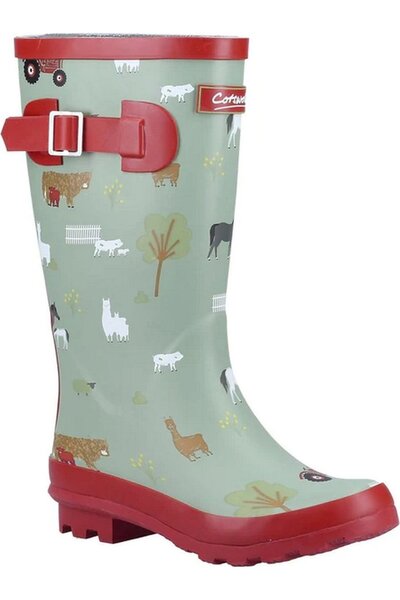  Cotswold Kids Farmyard Wellington Boots 