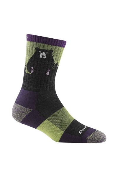  Darn Tough Ladies Novelty Bear Patterned Hiking Merino Socks 