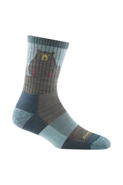  Darn Tough Ladies Novelty Bear Patterned Hiking Merino Socks 