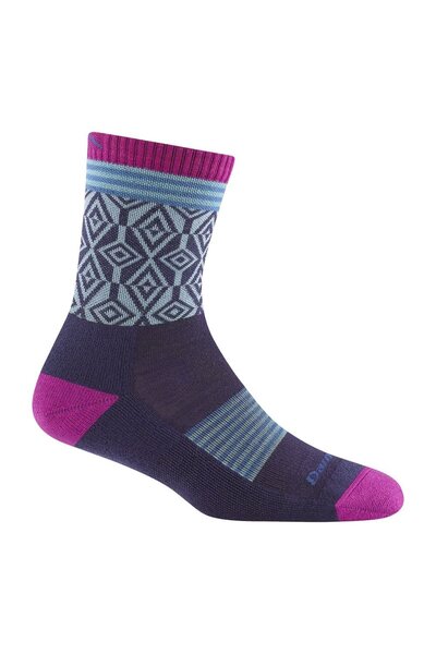  Darn Tough Ladies Patterned Micro Crew Hiking Merino Socks 