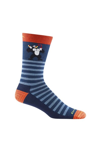  Darn Tough Mens Animal Patterned Crew Seamless Merino Socks 