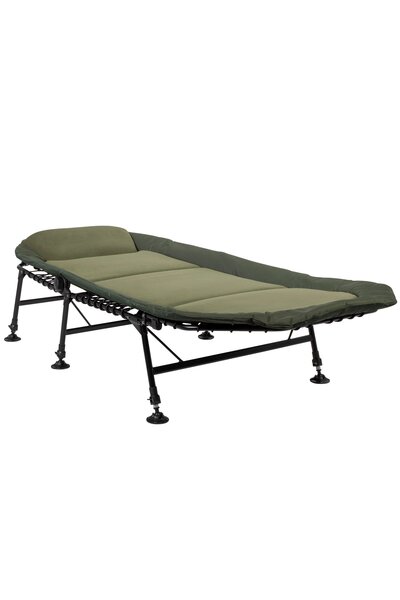 Dellonda Deluxe Adjustable Camping Bed With 6 Leveling Feet 