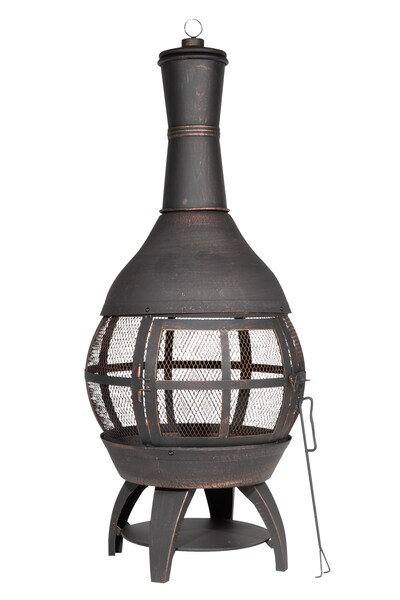  Dellonda Deluxe 360° Chiminea Fire Pit 