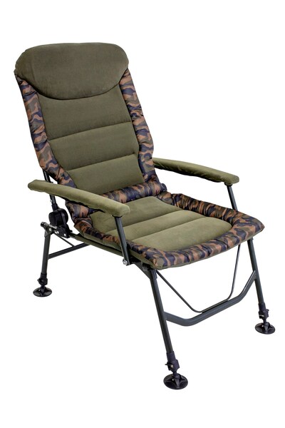  Dellonda Deluxe Portable Fishing Chair With Adjustable Feet 
