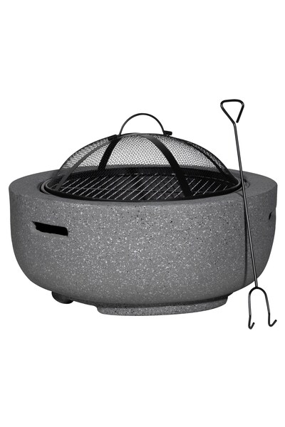  Dellonda Mgo Fire Pit With Bbq Grill 