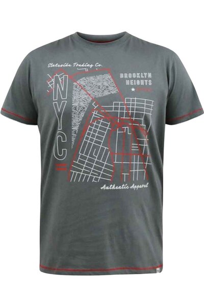 Duke D555 Cobbler Nyc Mens Printed T Shirt 