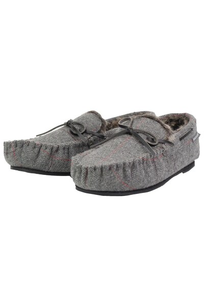  Dunlop Mens Cushioned Memory Foam Moccasin Slippers 