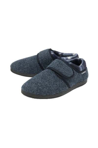  Dunlop Mens Velcro Slippers With Memory Foam Sole 