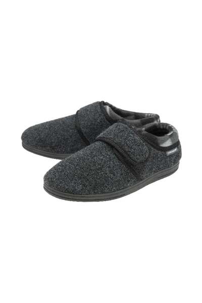  Dunlop Mens Velcro Slippers With Memory Foam Sole 