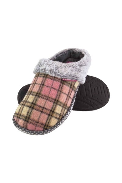  Dunlop Women's Memory Foam Knitted Mules Slippers 