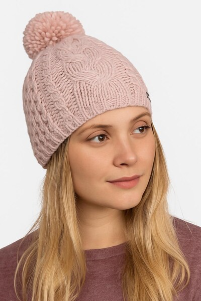  Eisbar Afra Pompon Merino Wool Blend Beanie 