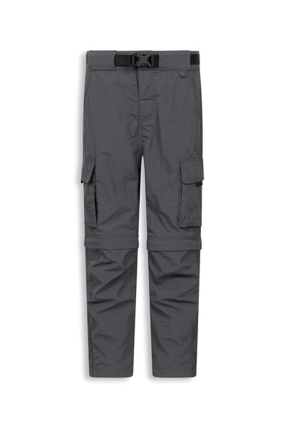  Ems Ems Camp Cargo Kids Zip Off Pants   Grey 