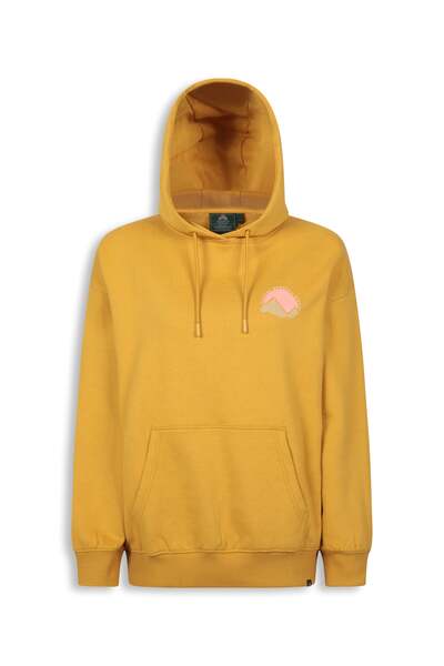  Ems Ems Printed Womens Relaxed Fit Hoodie   Yellow 