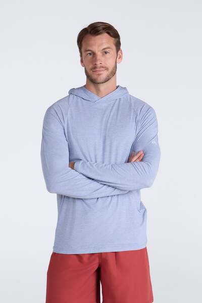  Ems Ems Sunguard Mens Overhead Hoodie   Blue 