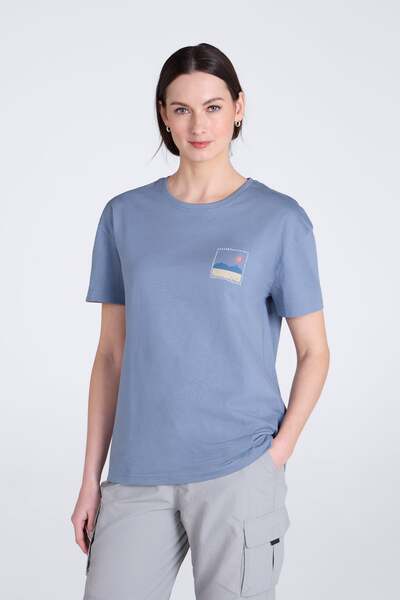 Ems Ems Womens Graphic Tee   Blue 